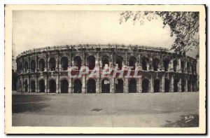 Old Postcard Nimes Gard Les Arenes Roman ampitheatre