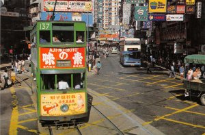 us8309 typical street scene hong kong tramway