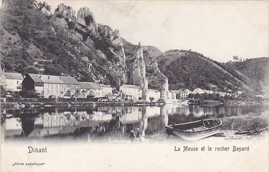 Belgium Dinant La Meuse et le Rocher Bayard