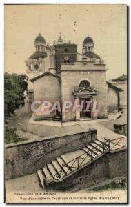 Old Postcard View of Ars & # 39ensemble I & # 39Ancienne new church and d & #...