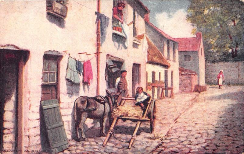 IRISH LIFE SERIES II UK KILLARNEY AN OLD CORNER RAPHAEL TUCK POSTCARD