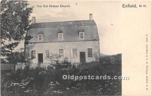 The Old Shaker Church Enfield, New Hampshire, NH, USA Postal Used Unknown 