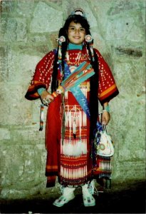 Weatherford, OK Oklahoma CRYSTAL NICOLE MASON~Native American Woman 4X6 Postcard