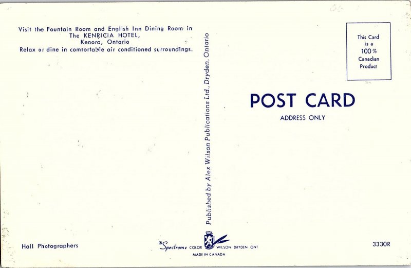 Chrome RESTAURANT SCENE Kenora Ontario ON AH7676