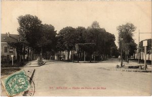 CPA MELUN Route de Paris et de Brie (1299893)