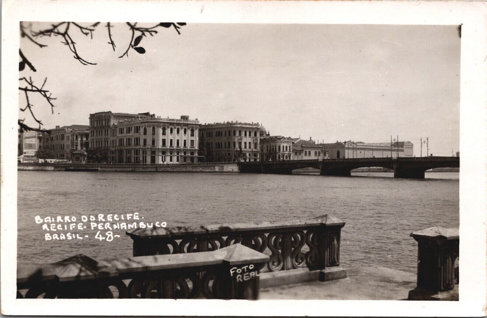 Brazil Docas Recife Pernambuco Brasil Vintage RPPC 03.21  Latin & South  America - South America - Brazil, Postcard / HipPostcard