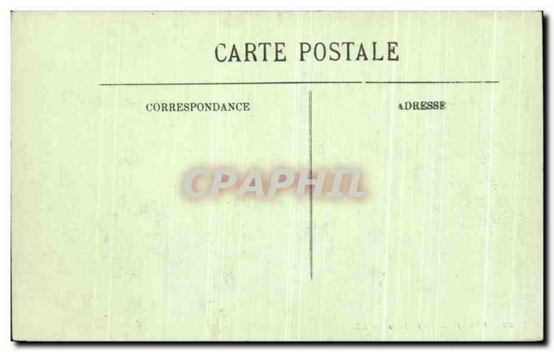 Old Postcard Brest Le Chateau boat