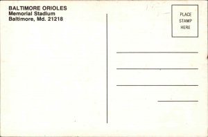 Baseball - Baltimore Orioles Tippy Martinez Postcard w/ Autograph