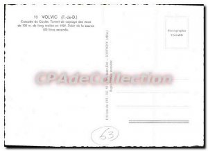 Postcard Modern Volvic Puy de Dome