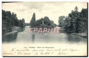 Postcard Old Paris Bois de Boulogne