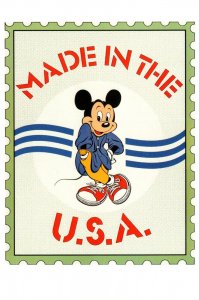 Walt Disney Productions Mickey Mouse Made In The USA