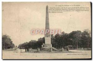 Old Postcard Chalons Camp De La Pyramide