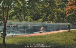 Vintage Postcard Beautiful Noblett Lake in Mark Twain National Forest Missouri