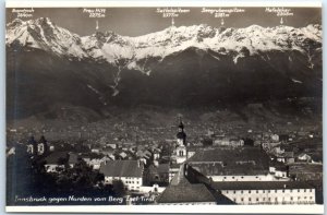 Postcard - Innsbruck towards the north from Bergisel Tirol - Innsbruck, Austria