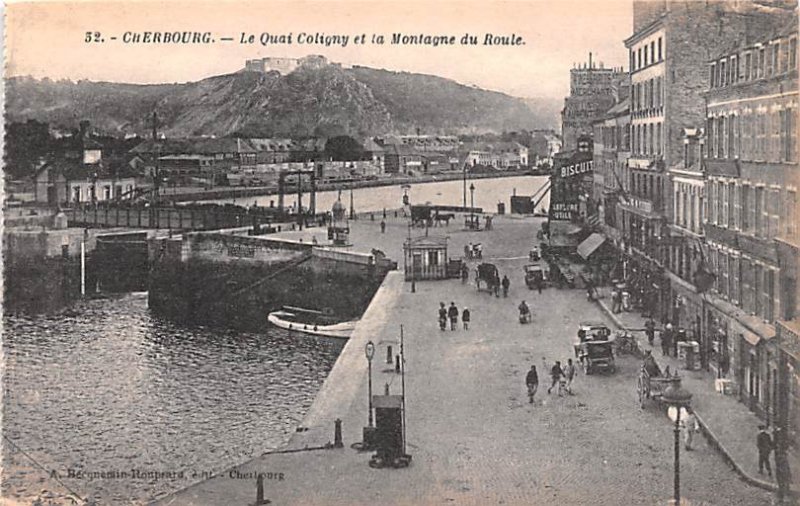 Le Quai Coligny et la Montagne du Roule Cherbourg France Unused 