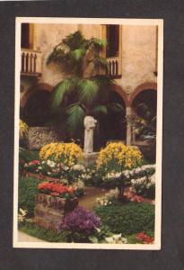 MA Statue Isabella Stewart Gardner Museum Boston Mass Postcard Massachusetts