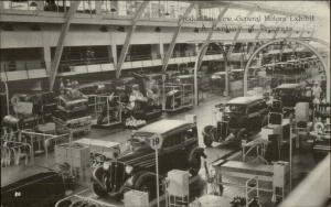 1933 Chicago World's Fair GM General Motors Car Assembly Line Postcard