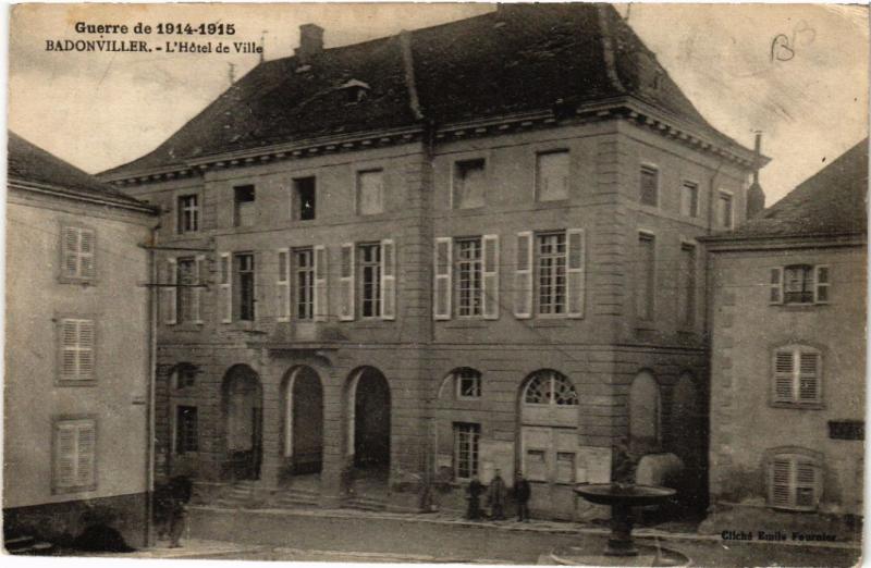 CPA BADONVILLER - L'Hotel de Ville (483767)