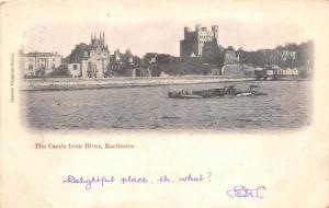 BR62063 the castle from river rochester   uk