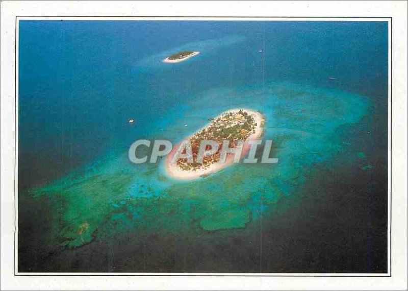 Modern Postcard Fiji Island coral archipelago of