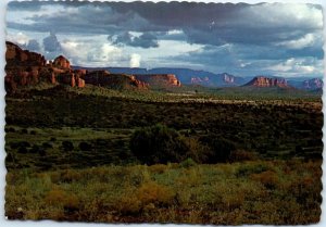 M-92142 Evening Light on the Red Cliffs of Sedona Oak Creek Canyon Arizona