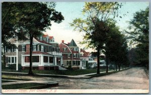 PORT CHESTER NY LEICESTER STREET ANTIQUE POSTCARD