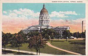 State Capitol Topeka Kansas KS Postcard A19
