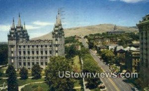 North main Street, Mormon Temple - Salt Lake City, Utah UT  