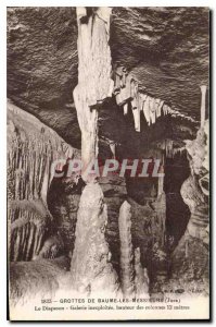 Postcard Old Caves Baume les Messieurs Jura Diapason Gallery inexplote height...