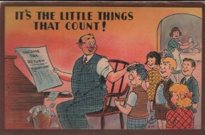 income tax postcard: It's the Little Things That Count