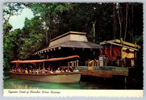 Silver Queen, Glass Bottom Boat, Silver Springs Florida, 1976 Chrome Postcard #2