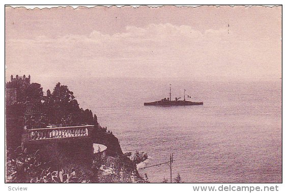 Ship, La Rade, VILLEFRANCHE (Alpes Maritimes), France, 1900-1910s