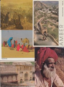 RAJASTHAN 11 India Postcards Mostly 1960-1980 (L6170)