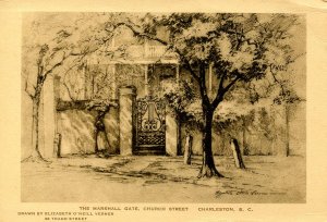 SC - Charleston. The Marshall Gate, Church Street   Artist: Verner