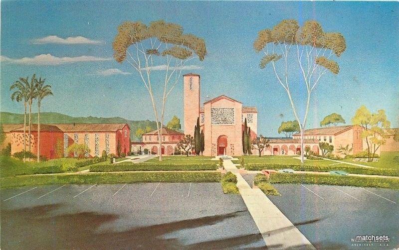 1950s San Diego County California Torrey Pines Christian Church La Jolla  4406