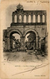 CPA AUTUN - La Porte d'Arroux (354427)