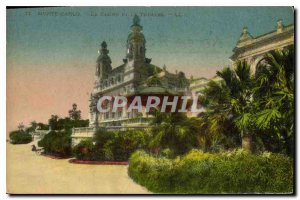 Postcard Old Carllo Monte Casino and Theater