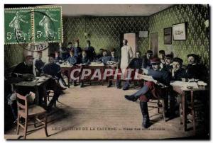 Postcard Old Army Barracks Officers' Mess in