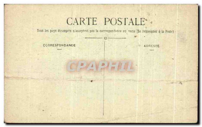 Old Postcard Paris Notre Dame Facade