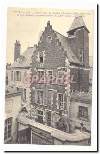 Towers Postcard Old House known as Tristan Lhermite (Flemish style mansion of...