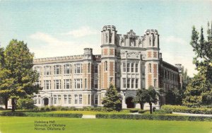 OK, Norman  UNIVERSITY OF OKLAHOMA  Holmberg Hall~Music & Drama c1940's Postcard