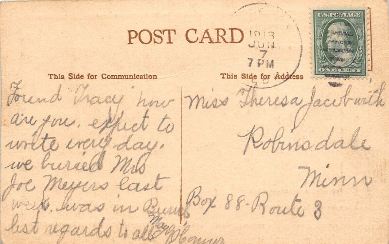 F97/ Greeley Nebraska RPPC Postcard Catholic Church c1910 1 
