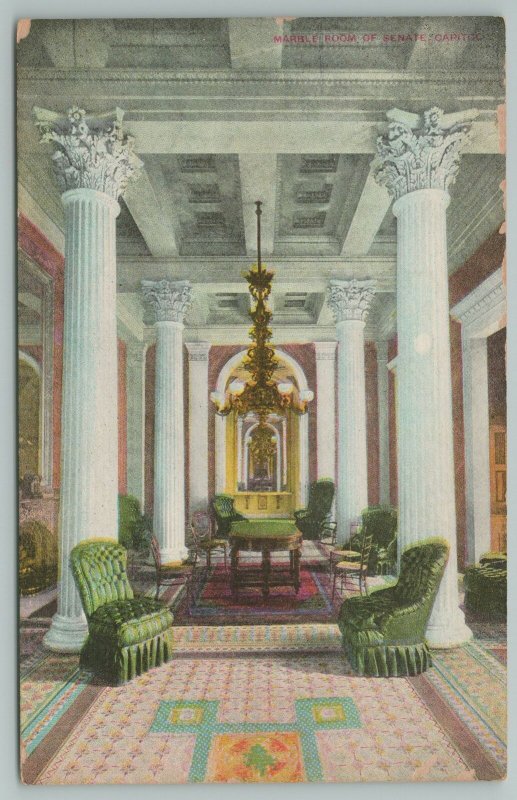 Washington DC~US Capitol interior~Senate Reception aka Marble Room~c1910 