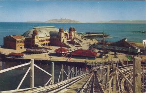 Great Salt Lake, Saltair Park, UT, Salt Lake City, Roller Coaster and Dance Hall