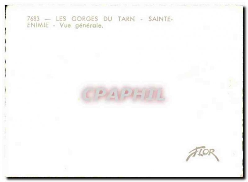 Tarn Gorges Postcard Modern Holy Enemie General view