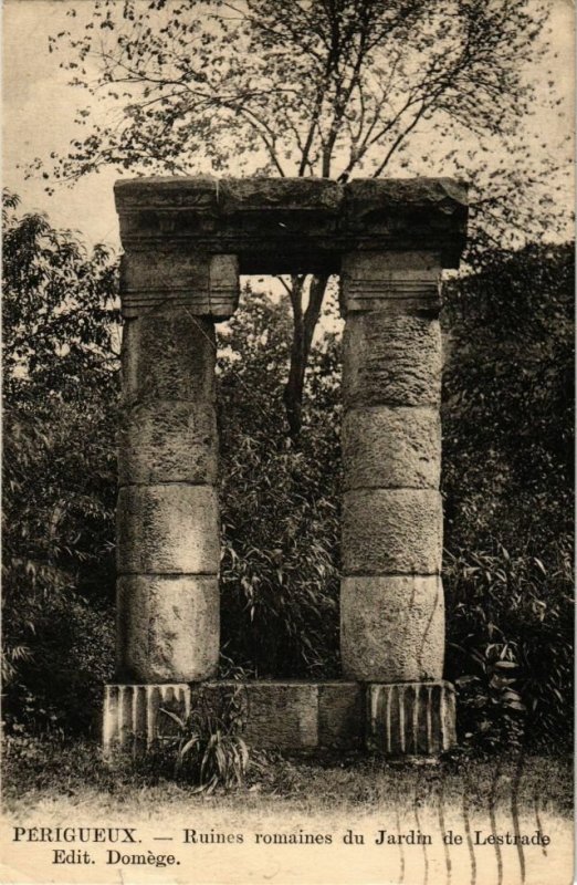 CPA PÉRIGUEUX-Ruines romaines du Jardin de Lestrade (233027)