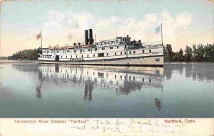 Steamer Hartford Connecticut River 1909 postcard