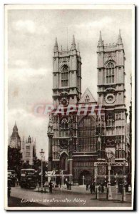 Old Postcard Westminster Abbey London