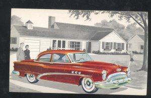 1954 BUICK SPECIAL SEDAN MODEL 48D VINTAGE CAR DEALER ADVERTISING POSTCARD