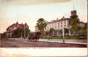 Arlington Hotel and Annex, Santa Barbara CA c1906 UDB Vintage Postcard L51